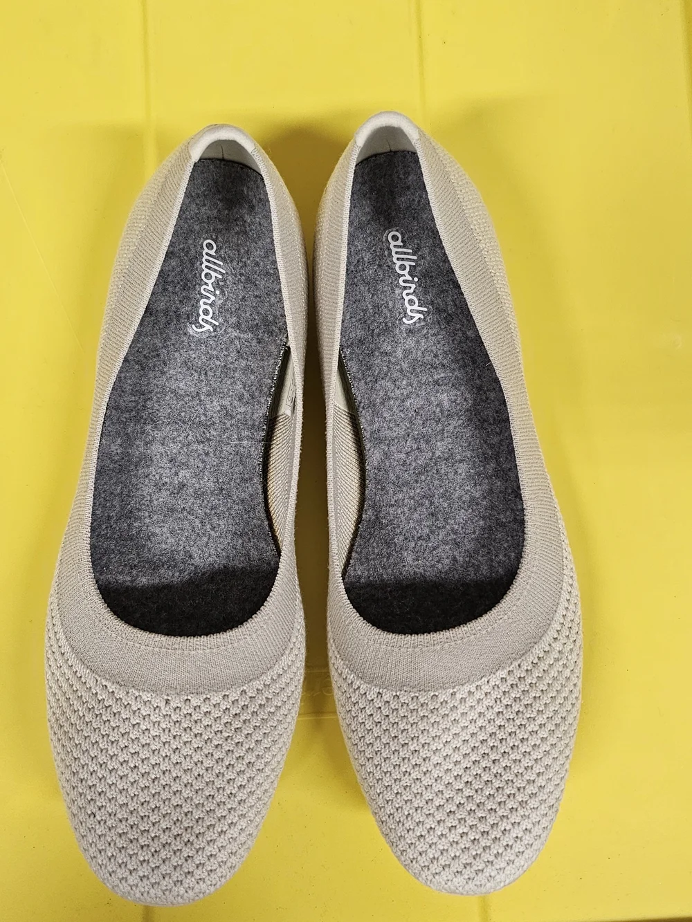 allbirds Tree Breezer Knit Ballet Flat in Light Beige
